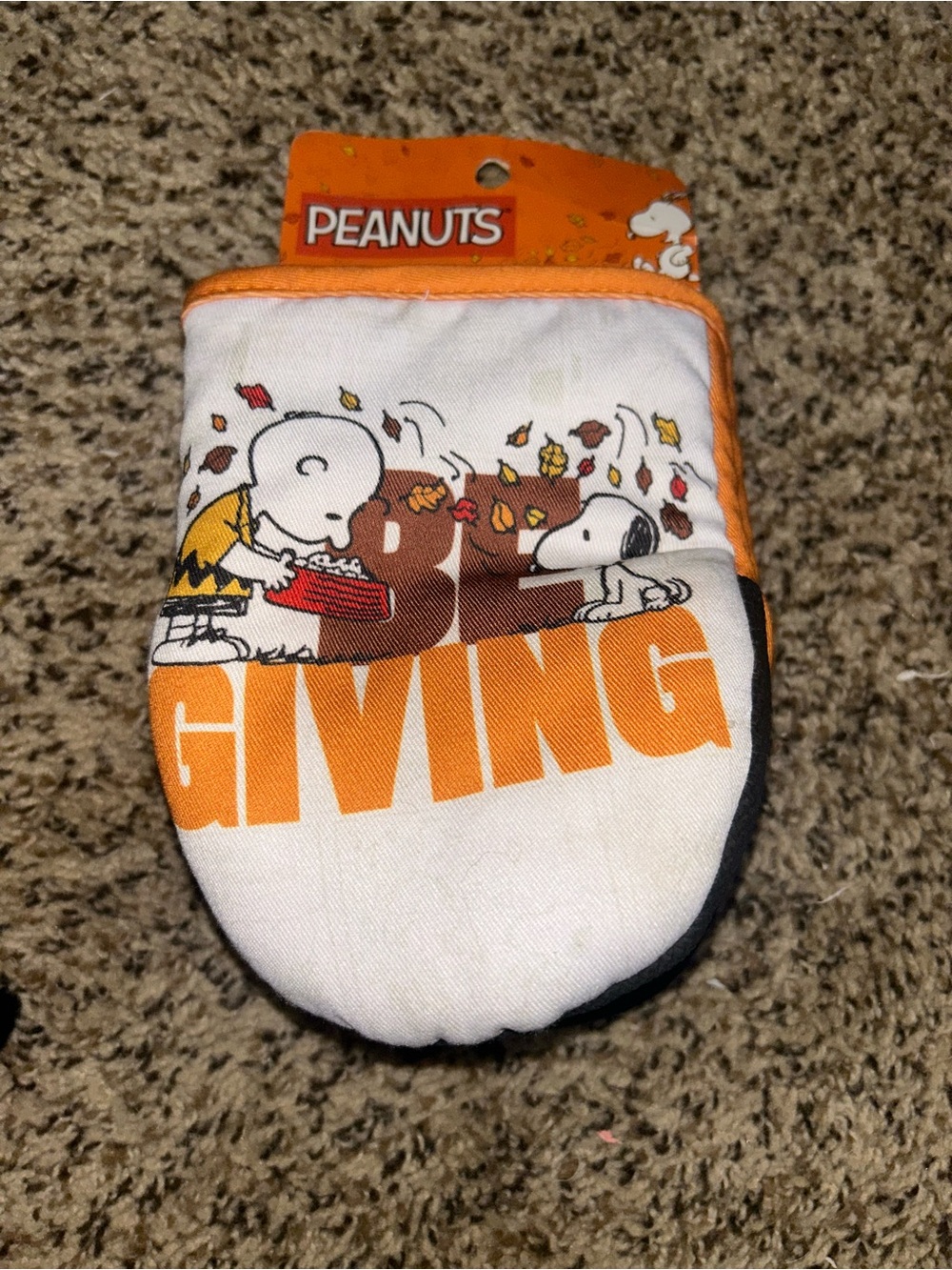 Peanuts Thanksgiving Oven Mitts